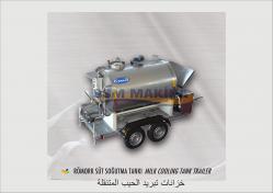 2 TONS OF MILK COOLING TANK WITH TRAILER